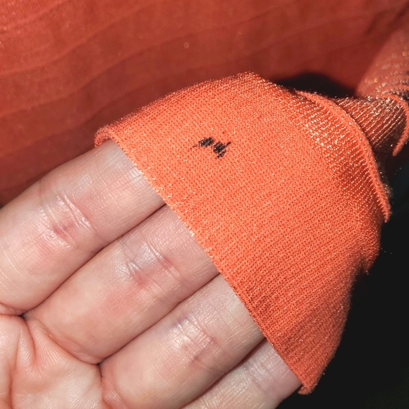 BEBE coral / orange bodycon dress - Picture 3 of 4